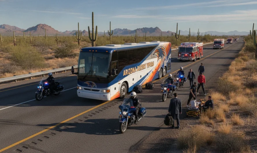 Ay Yıldızlı Kafile Arizona Rotasında Tehlike Atlattı